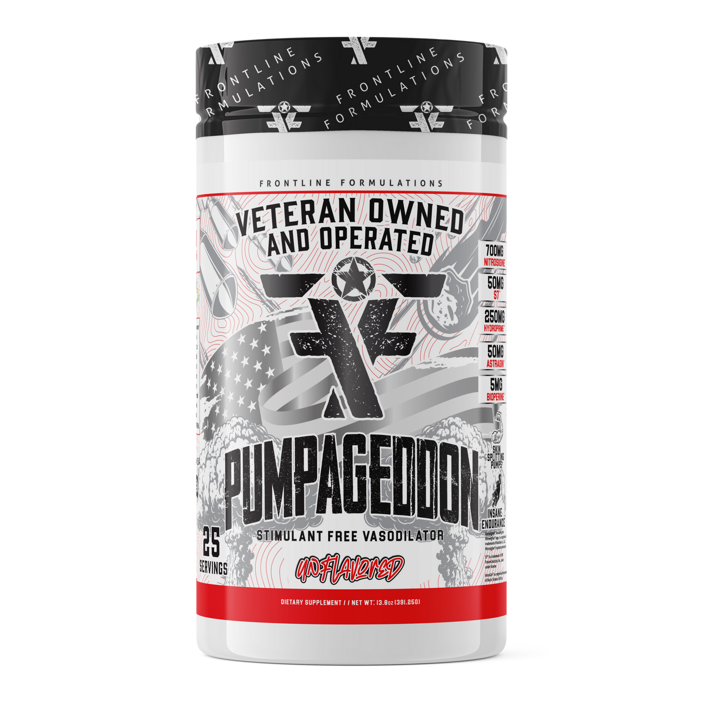 Unflavored Pumpageddon pre-workout supplement