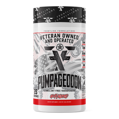 Unflavored Pumpageddon pre-workout supplement