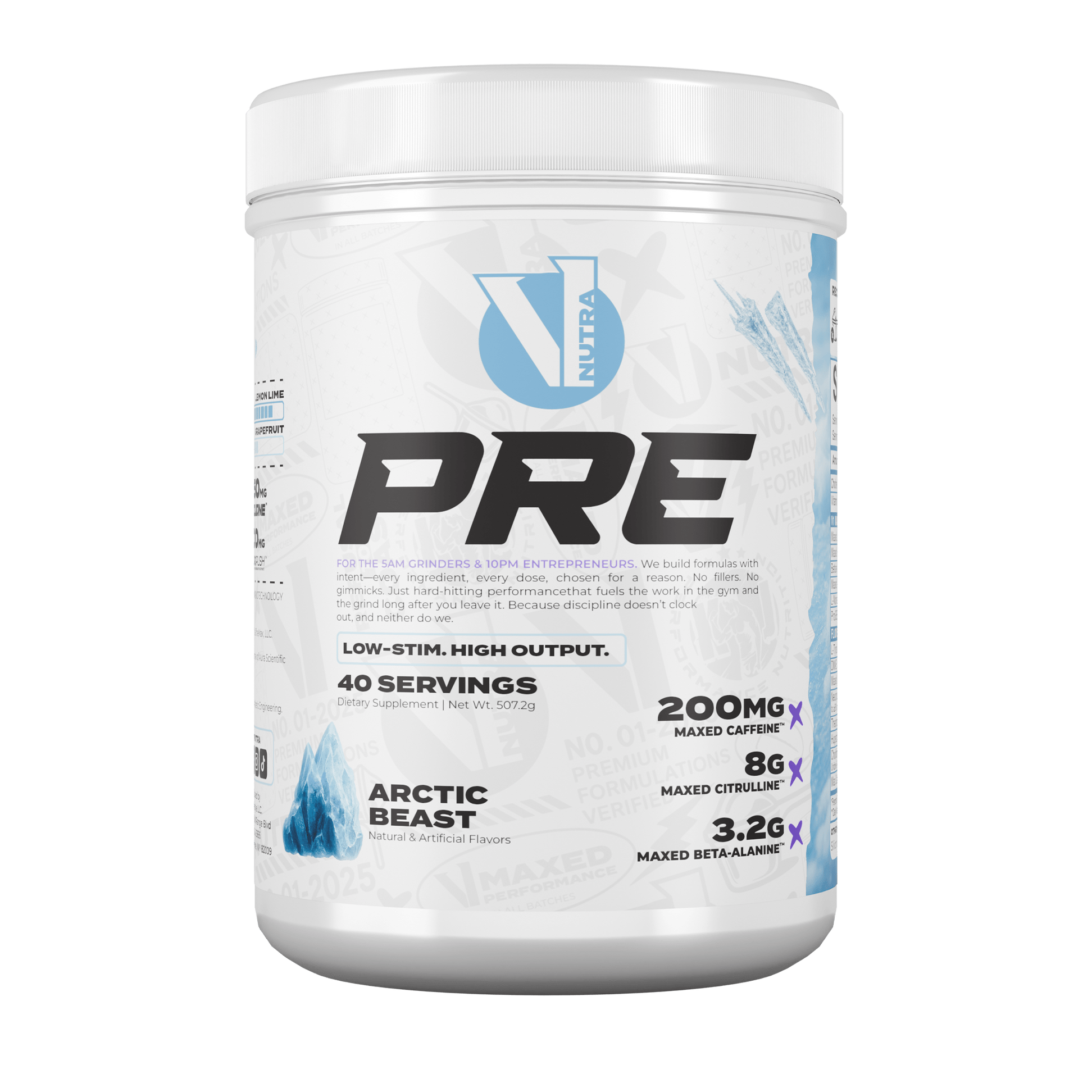 V Nutra PRE Arctic Beast Pre-Workout