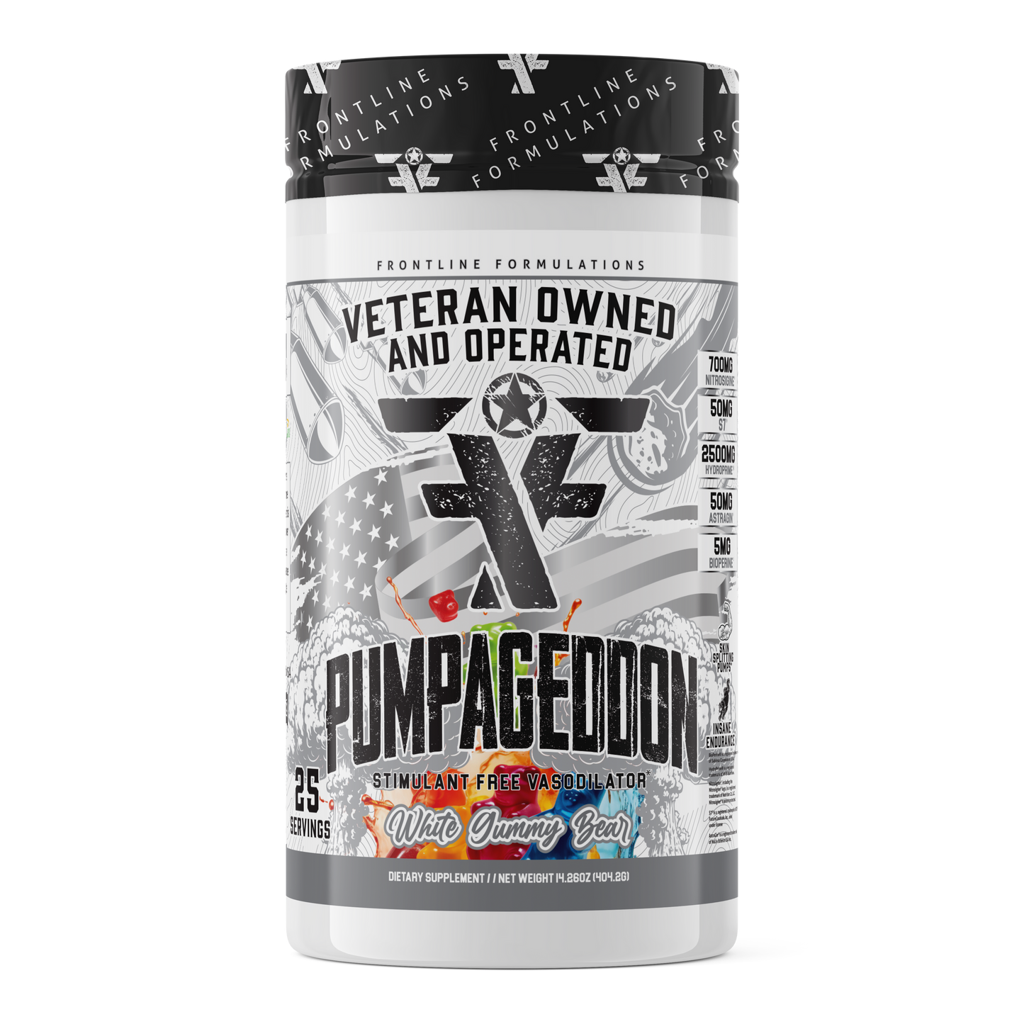 Pumpageddon White Gummy Bear Supplement