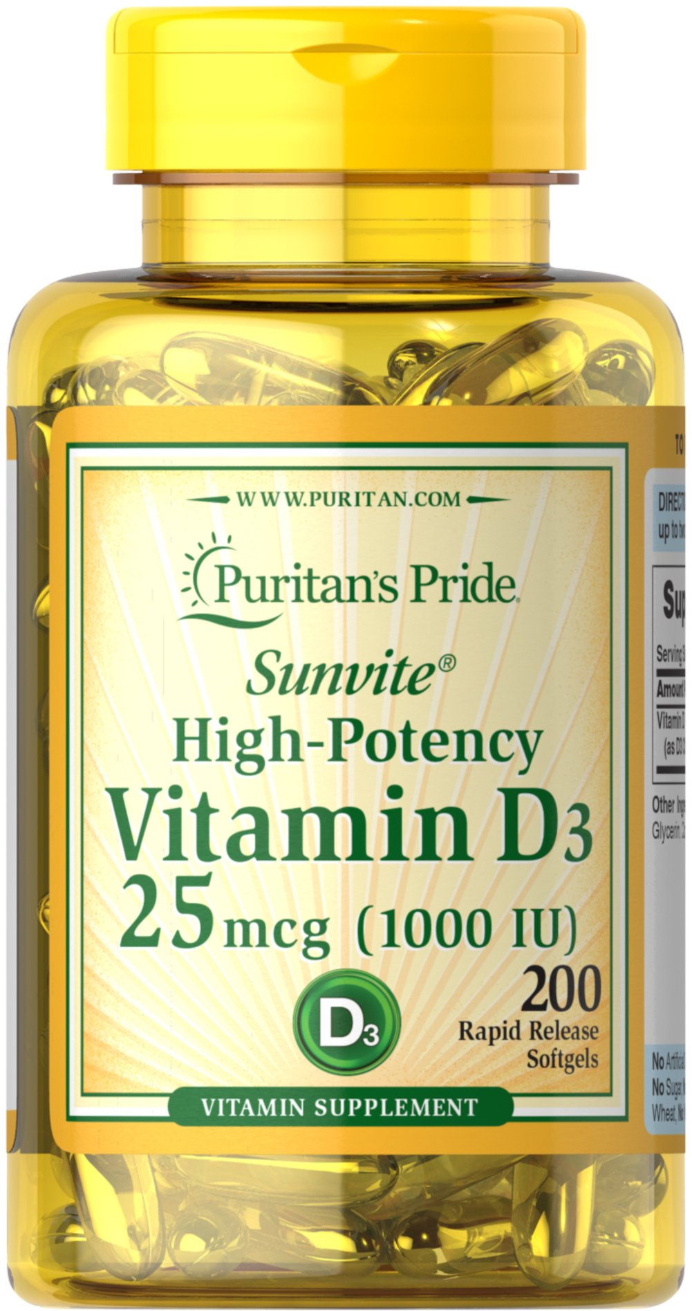 Puritan's Pride Vitamin D3