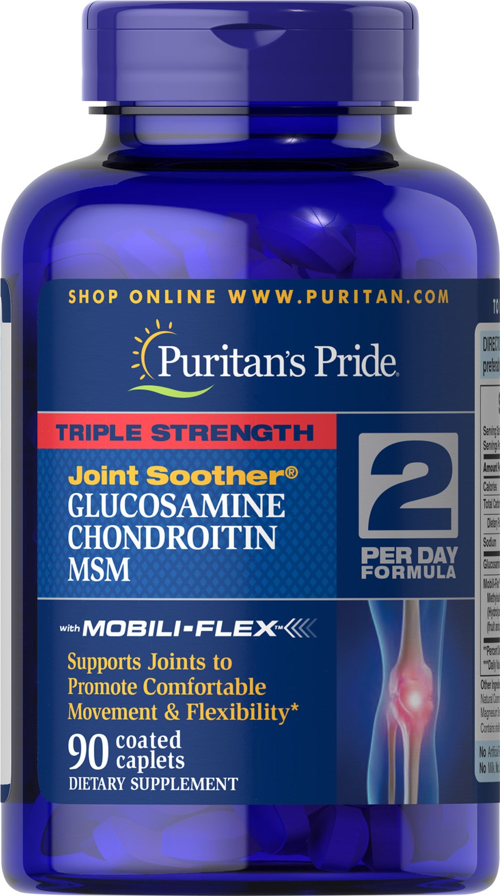 Puritan's Pride Triple Strength Glucosamine Chondroitin & MSM