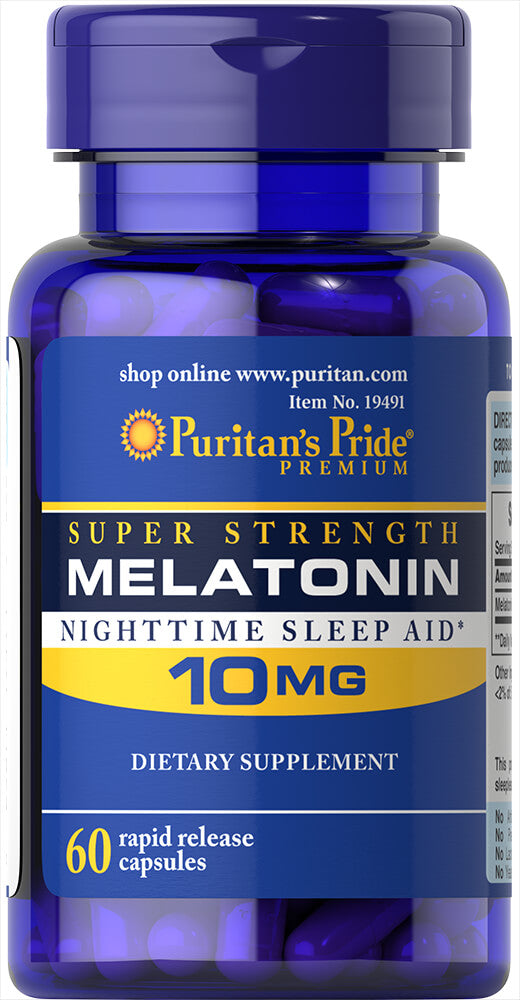 Puritan's Pride Super Strength Melatonin 10mg