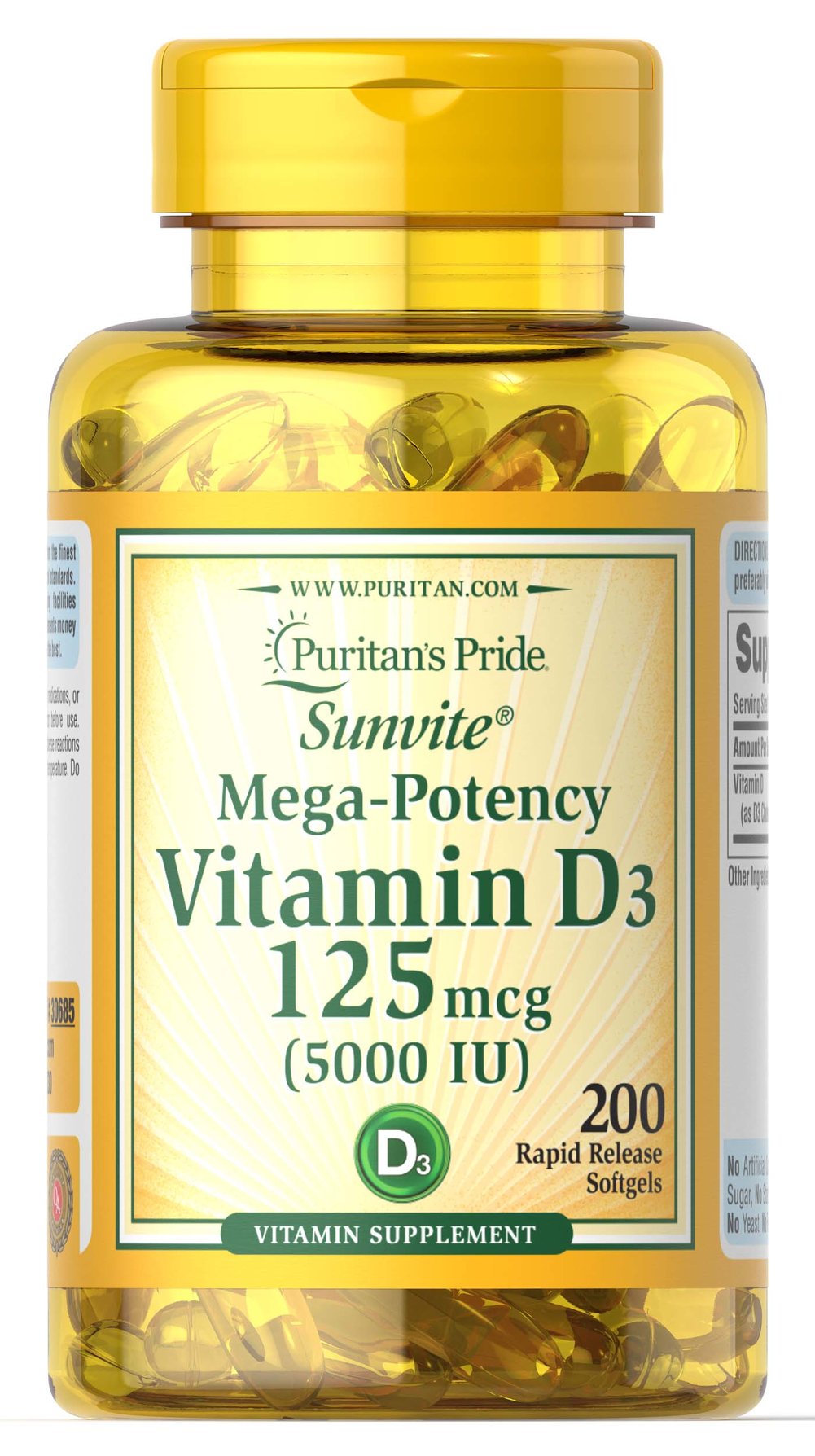 Puritan's Pride Vitamin D3