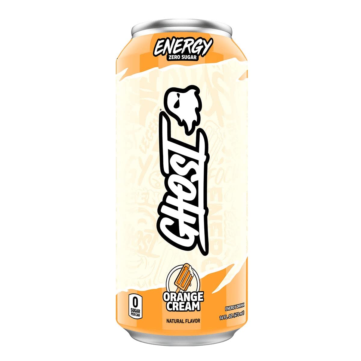 Ghost Orange Cream Energy Drink Can
