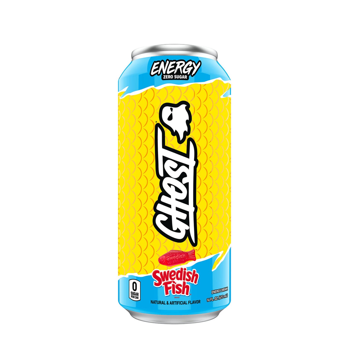 Ghost Energy Swedish Fish drink can