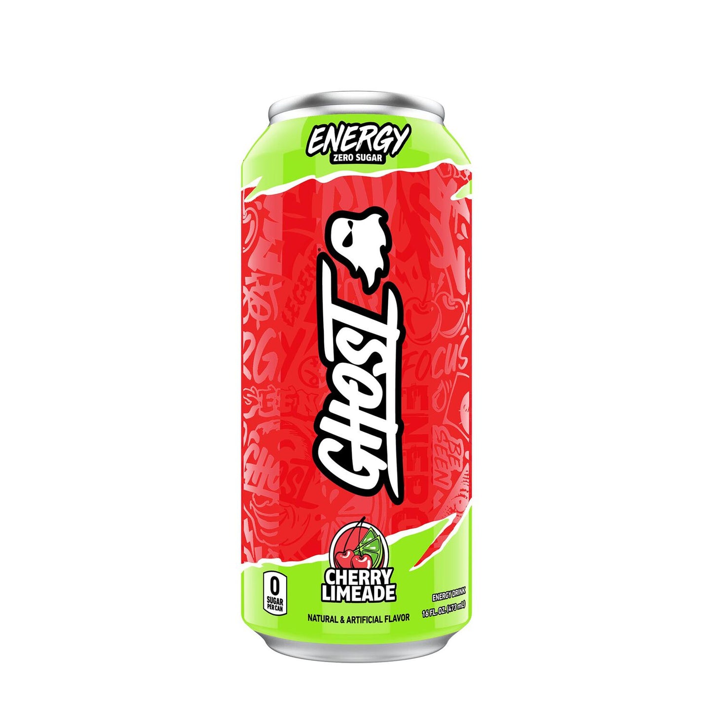 GHOST Energy Cherry Limeade can front