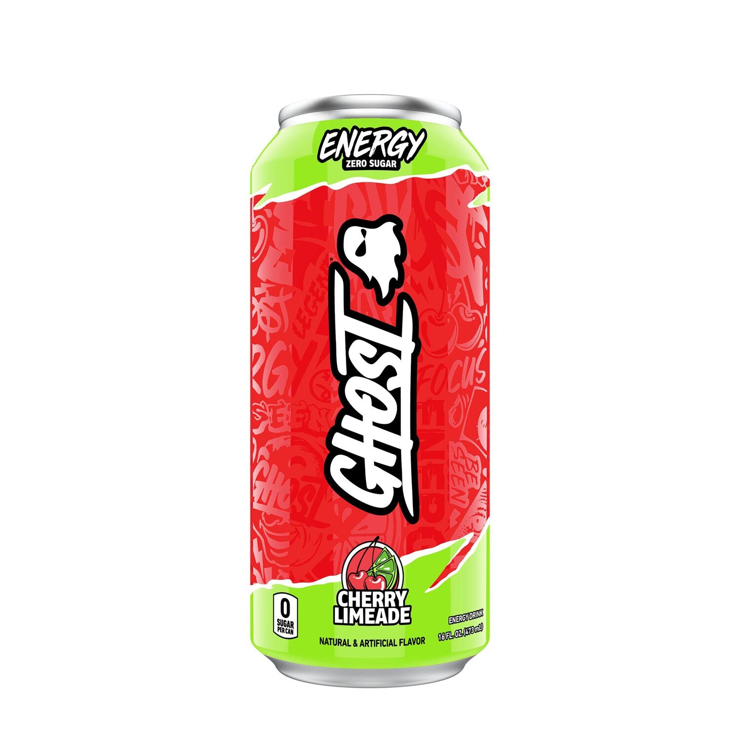 GHOST Energy Cherry Limeade can front