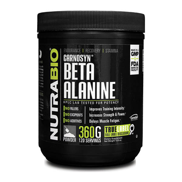 NutraBio Beta Alanine 360g