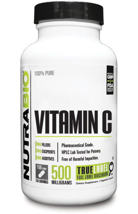 NutraBio Vitamin C Capsules