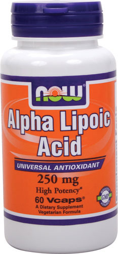 Now Alpha Lipoic Acid 250mg (120vcaps)