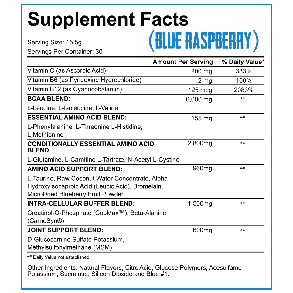 All Day You May Supplement Facts