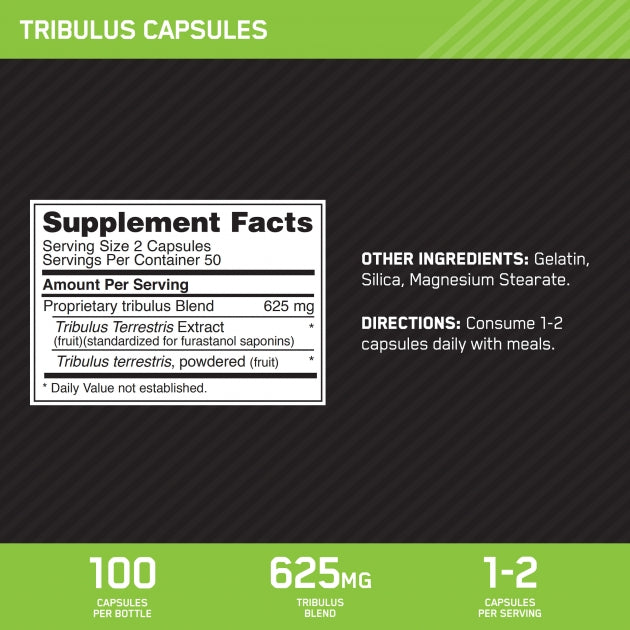 Optimum Nutrition Tribulus (100 Caps)