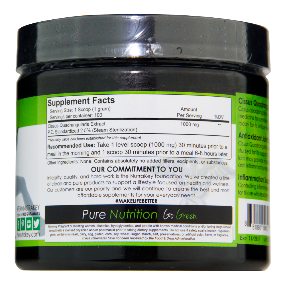Nutrakey Cissus Quadrangularis Powder (100g)