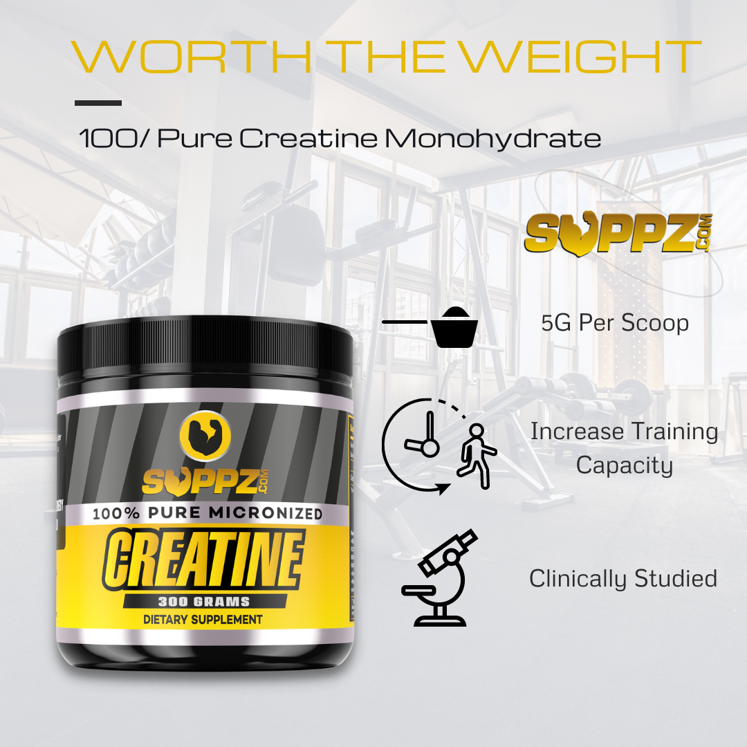 Suppz.com 100% Pure Micronized Creatine 300g