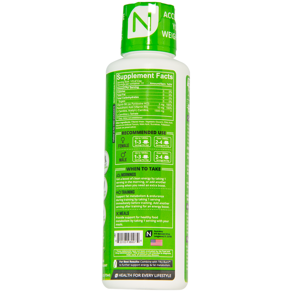 Nutrakey Liquid L-Carnitine 1500 (16 fl oz)