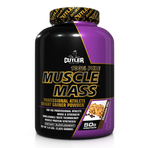 Cutler Nutrition Muscle Mass Professional Weight Gainer Powder Vanilla  Flavor 5.8 lbs