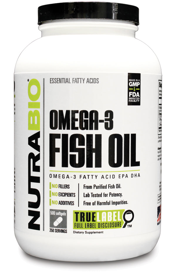 NutraBio Omega-3 Fish Oil 