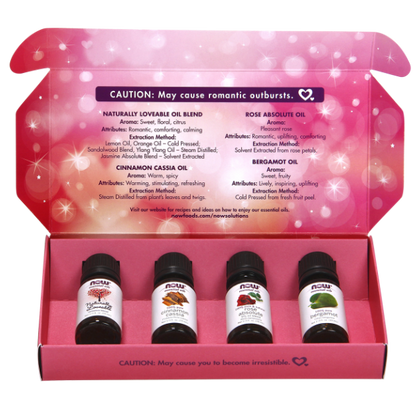 NOW Love At First Scent Romantic Essential Oils Kit