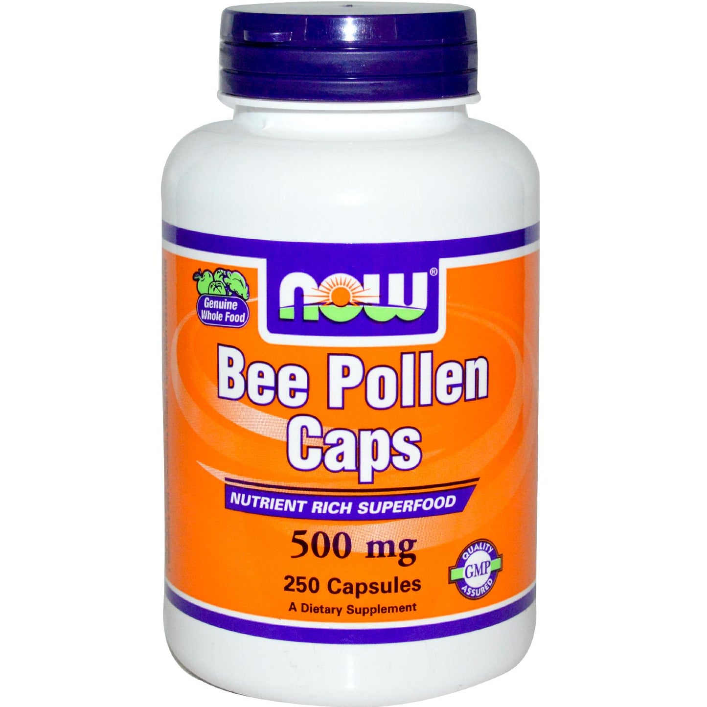 NOW Bee Pollen 500mg (250 caps)