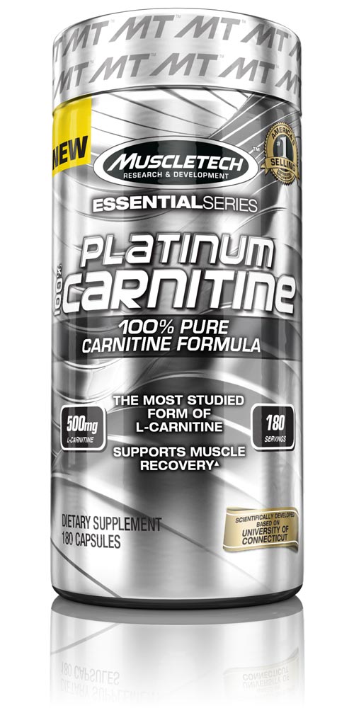 carnitine 180caps muscltech essential platinum