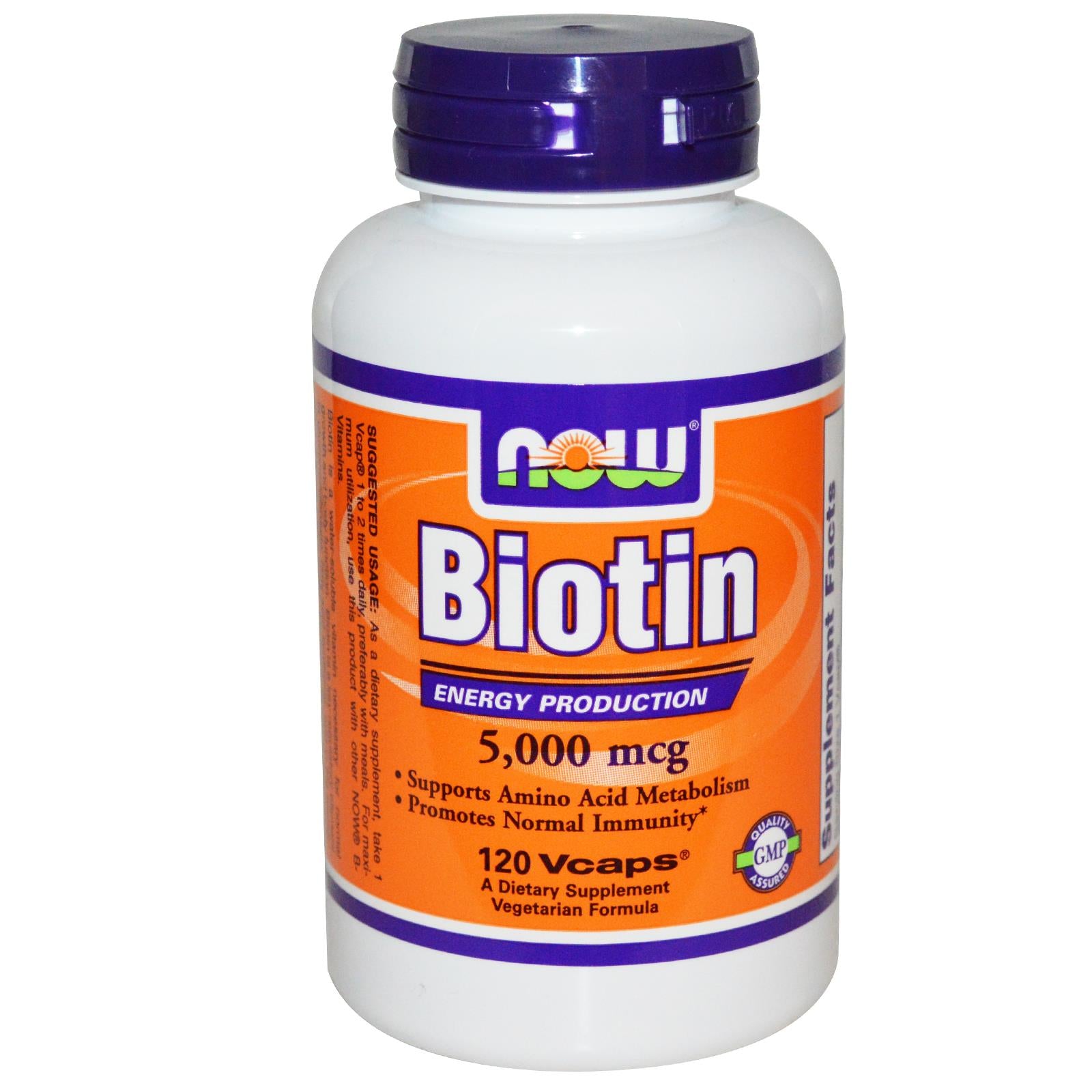 Now Biotin 5,000 mcg
