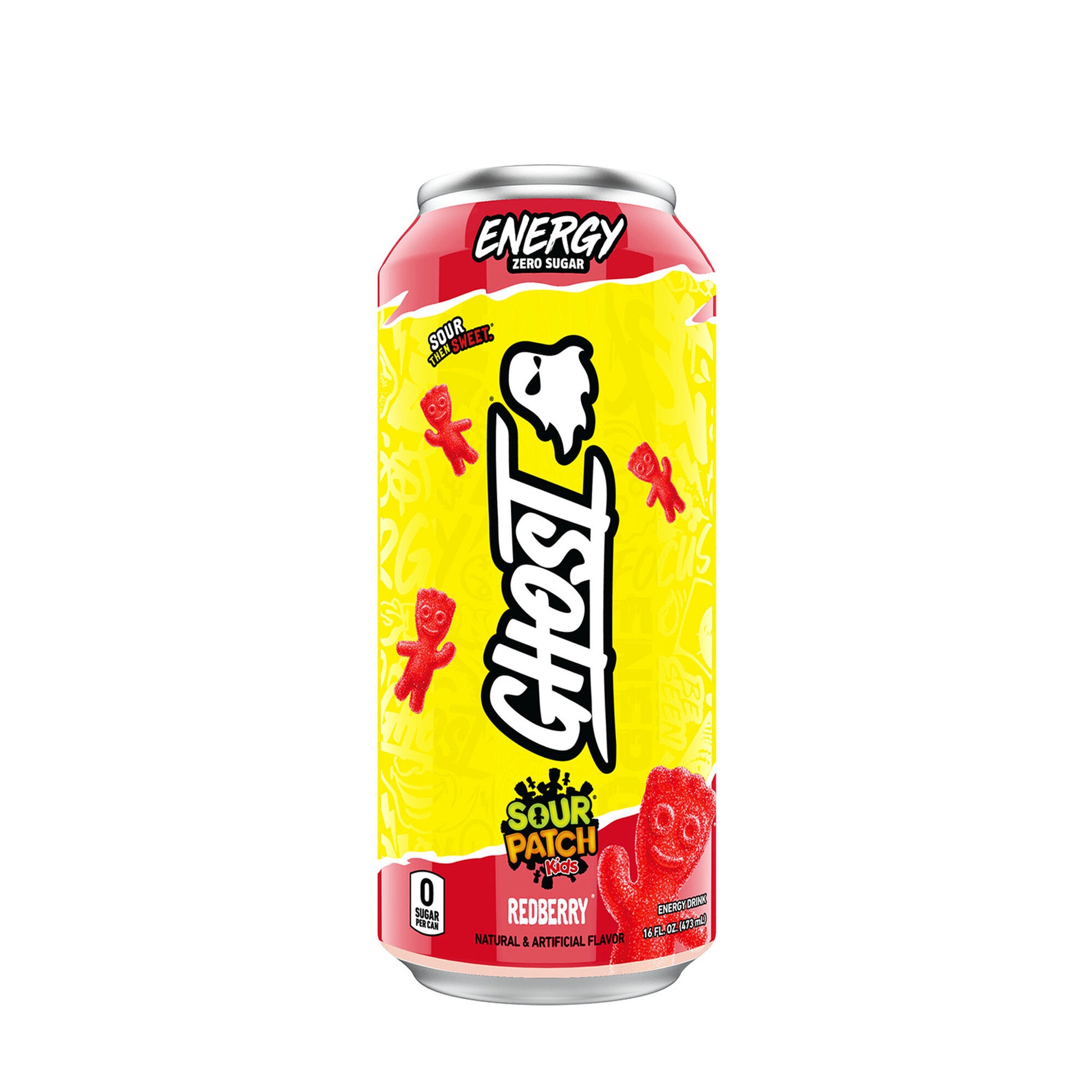 Ghost Energy Redberry Sour Patch Kids Can