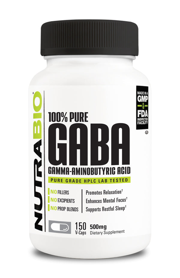 Nutrabio 100% Pure GABA 150 VCaps