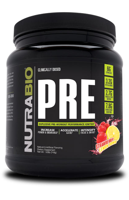 NutraBio Pre (Regular and Stim Free)