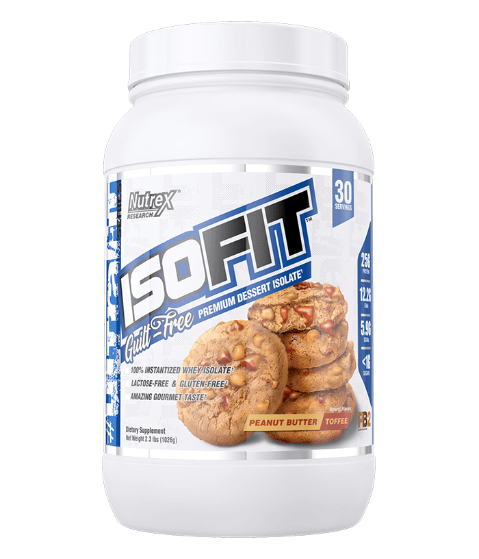 Nutrex IsoFit 2lb Peanut Butter Toffee
