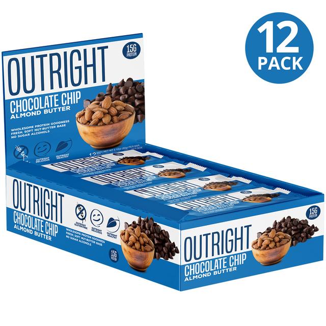 MTS Outright Chocolate Chip Almond Butter Bars