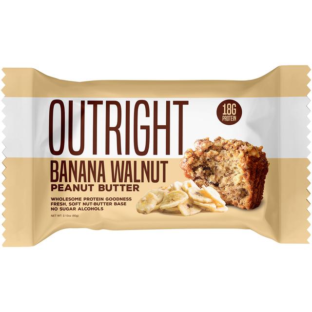 MTS Outright Banana Walnut Peanut Butter Bar