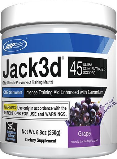 USP Labs Jack3d - 45 Servings - Super high-stim Pre-workout